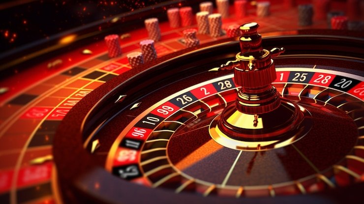 Texas Poker table layout with player positions and betting zones